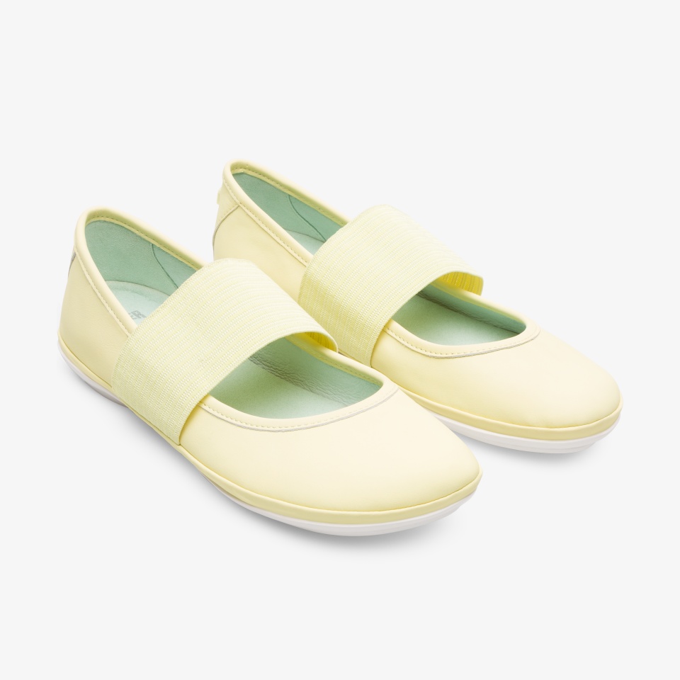 Camper Right Yellow - Camper Women's Ballerinas ||6213-NURCA||